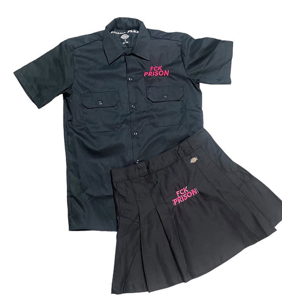 Fck Prison Skirt Set